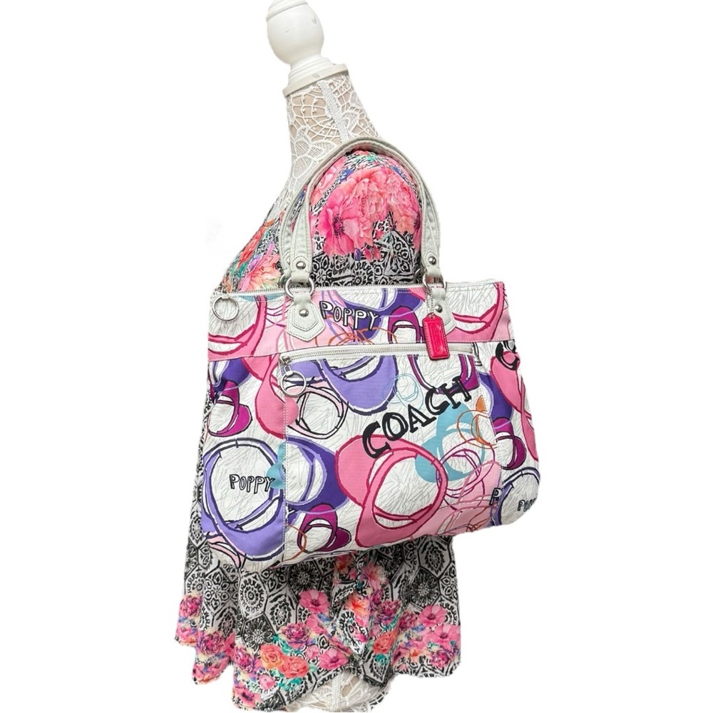 Coach Multicolor Poppy Tote Bag - Picture 14 of 14